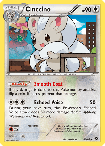 Cinccino Next Destinies Pokemon Card