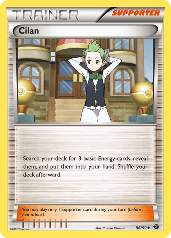 Cilan Next Destinies Pokemon Card