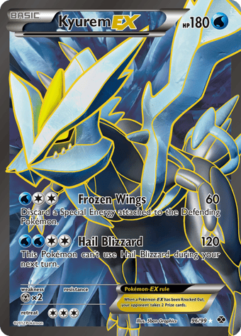 Kyurem-EX Next Destinies Pokemon Card