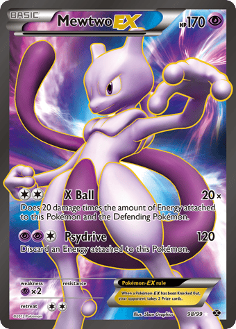 Mewtwo-EX Next Destinies Pokemon Card