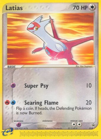 Latias Nintendo Black Star Promos Pokemon Card