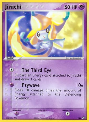 Jirachi Nintendo Black Star Promos Pokemon Card