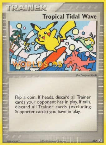 Tropical Tidal Wave Nintendo Black Star Promos Pokemon Card