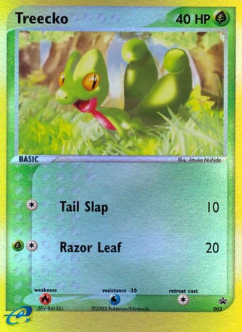 Treecko Nintendo Black Star Promos Pokemon Card