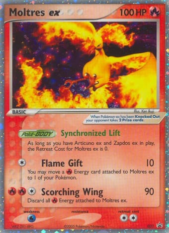 Moltres ex Nintendo Black Star Promos Pokemon Card