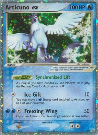 Articuno ex Nintendo Black Star Promos Pokemon Card