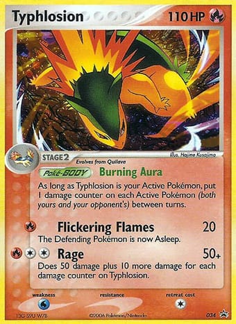 Typhlosion Nintendo Black Star Promos Pokemon Card
