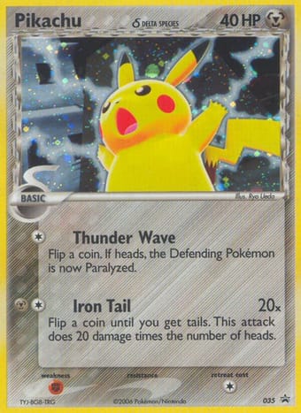 Pikachu δ Nintendo Black Star Promos Pokemon Card