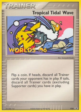 Tropical Tidal Wave Nintendo Black Star Promos Pokemon Card