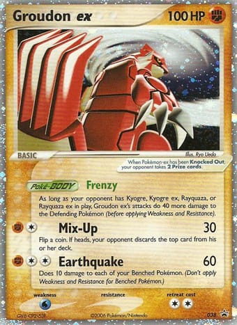 Groudon ex Nintendo Black Star Promos Pokemon Card