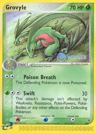 Grovyle Nintendo Black Star Promos Pokemon Card