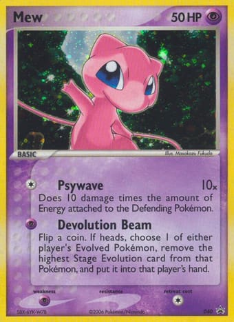 Mew Nintendo Black Star Promos Pokemon Card