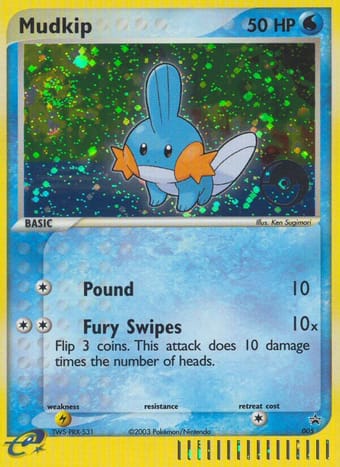 Mudkip Nintendo Black Star Promos Pokemon Card
