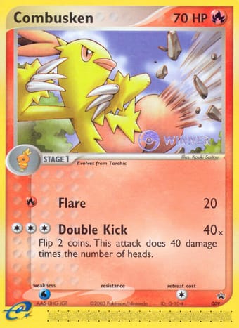 Combusken Nintendo Black Star Promos Pokemon Card