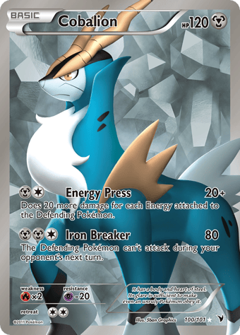 Cobalion Noble Victories Pokemon Card