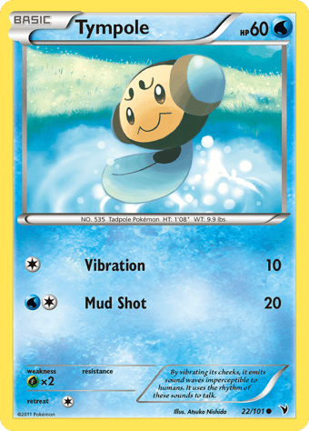 Tympole Noble Victories Pokemon Card