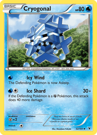 Cryogonal Noble Victories Pokemon Card