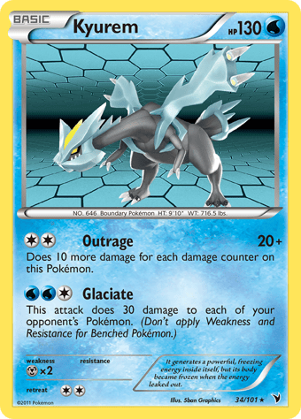 Kyurem Noble Victories Pokemon Card