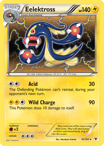 Eelektross Noble Victories Pokemon Card