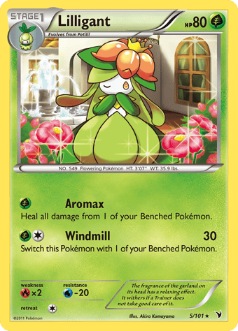 Lilligant Noble Victories Pokemon Card
