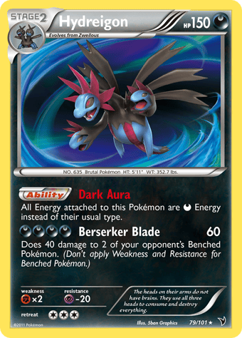 Hydreigon Noble Victories Pokemon Card