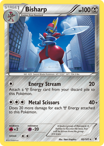 Bisharp Noble Victories Pokemon Card