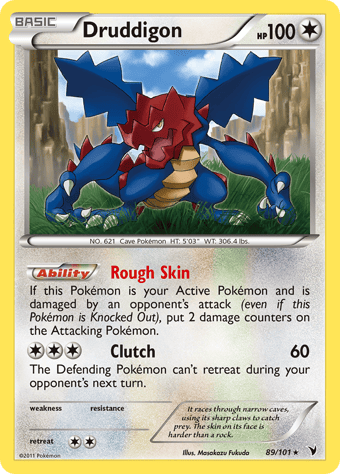 Druddigon Noble Victories Pokemon Card