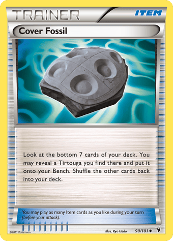 Cover Fossil Noble Victories Pokemon Card