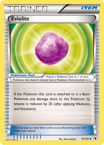 Eviolite Noble Victories Pokemon Card