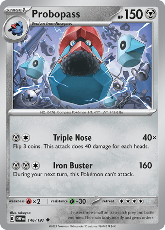 Probopass Obsidian Flames Pokemon Card
