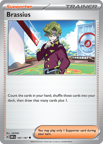 Brassius Obsidian Flames Pokemon Card
