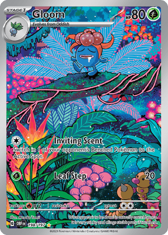 Gloom Obsidian Flames Pokemon Card