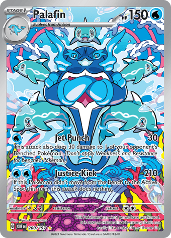 Palafin Obsidian Flames Pokemon Card