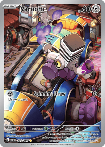 Varoom Obsidian Flames Pokemon Card