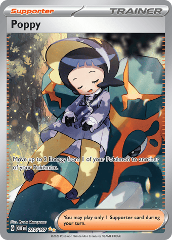 Poppy Obsidian Flames Pokemon Card