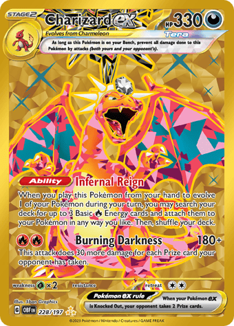 Charizard ex Obsidian Flames Pokemon Card