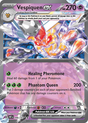 Vespiquen ex Obsidian Flames Pokemon Card