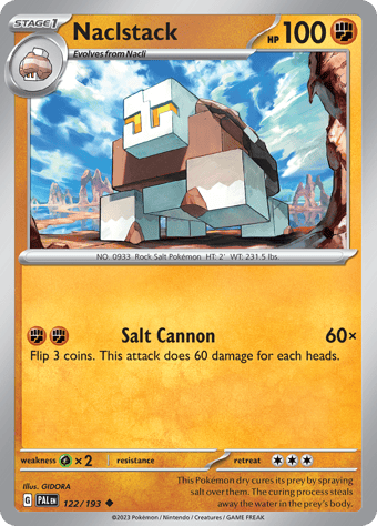 Naclstack Paldea Evolved Pokemon Card