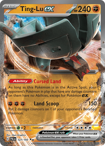 Ting-Lu ex Paldea Evolved Pokemon Card