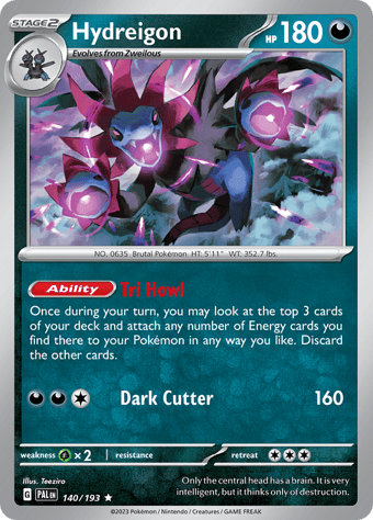 Hydreigon McDonald's 2025 Pokemon Card