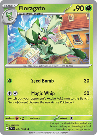 Floragato Paldea Evolved Pokemon Card