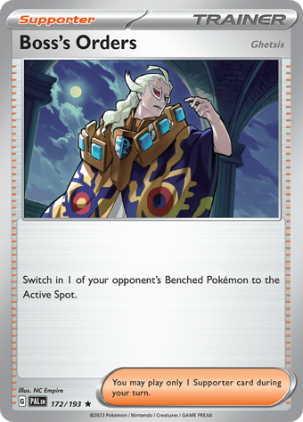 Boss's Orders Paldea Evolved Pokemon Card