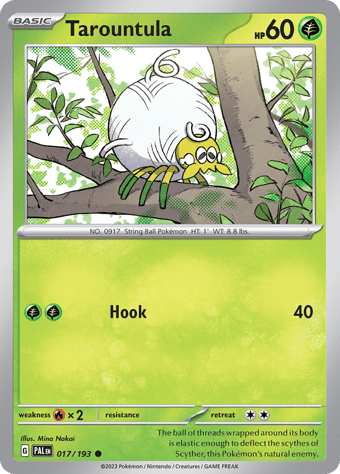 Tarountula Paldea Evolved Pokemon Card