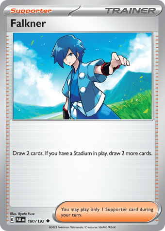 Falkner Paldea Evolved Pokemon Card