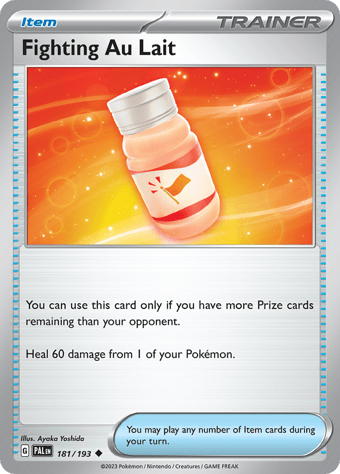 Fighting Au Lait Paldea Evolved Pokemon Card