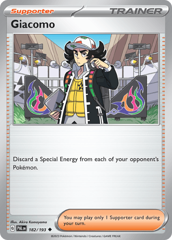 Giacomo Paldea Evolved Pokemon Card