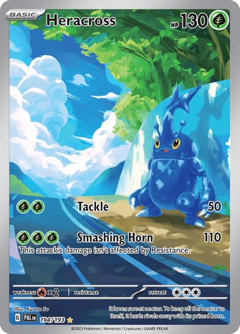 Heracross Paldea Evolved Pokemon Card