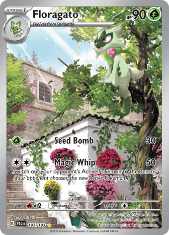 Floragato Paldea Evolved Pokemon Card