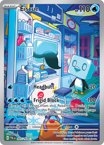 Eiscue Paldea Evolved Pokemon Card