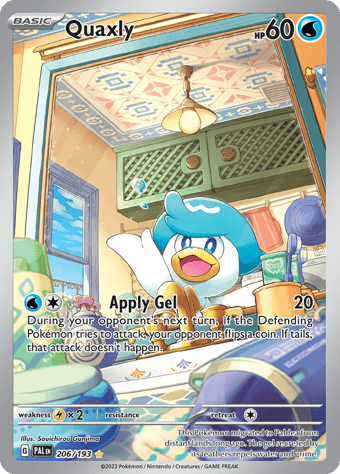 Quaxly Paldea Evolved Pokemon Card